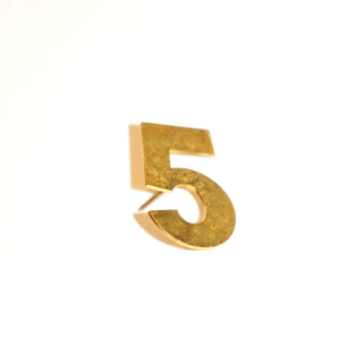 Decorative nail number 5