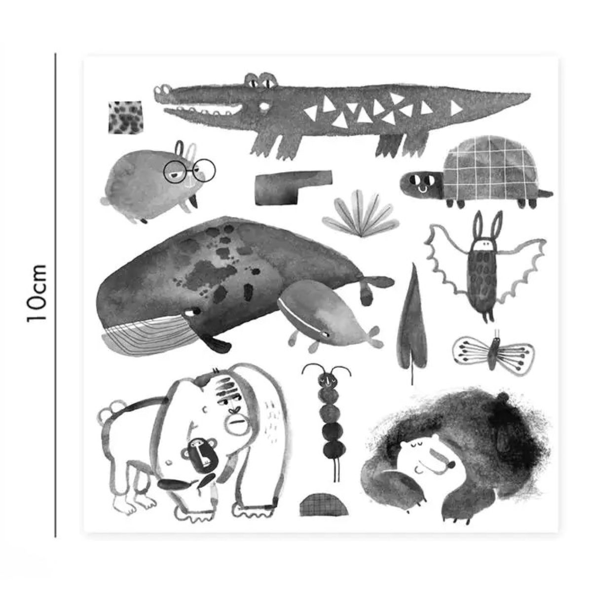 NUUK STICKER COCCODRILLI E AMICI