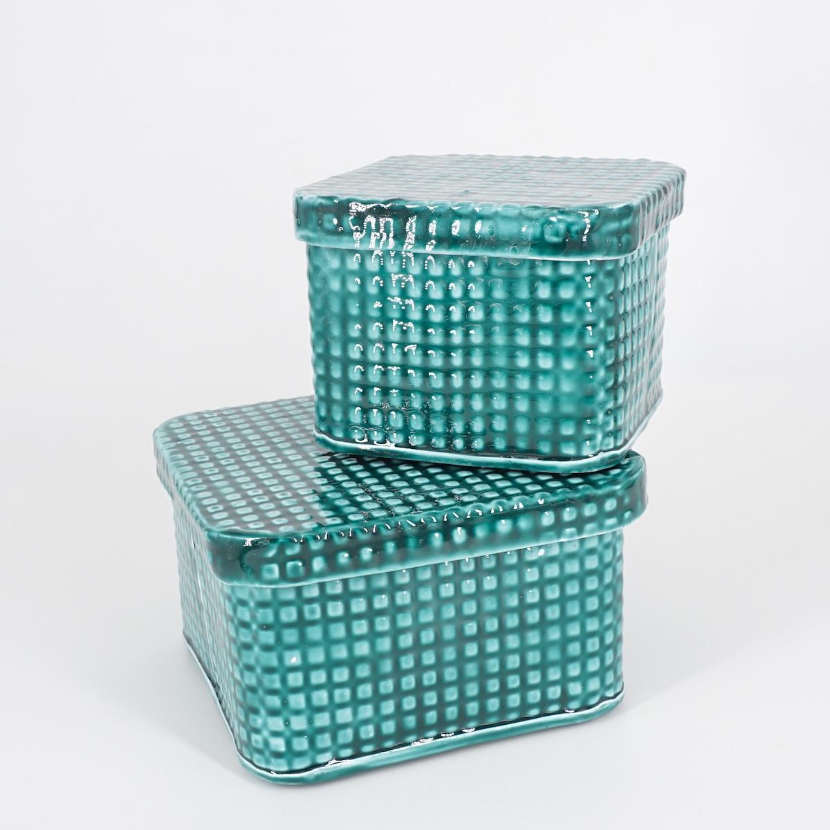 Scatolina trama small SMERALDO