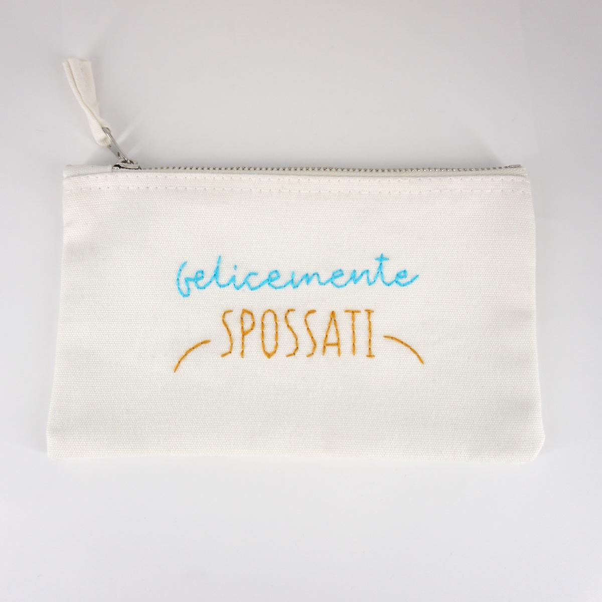 Piattina ricamata FELICEMENTE SPOSSATI