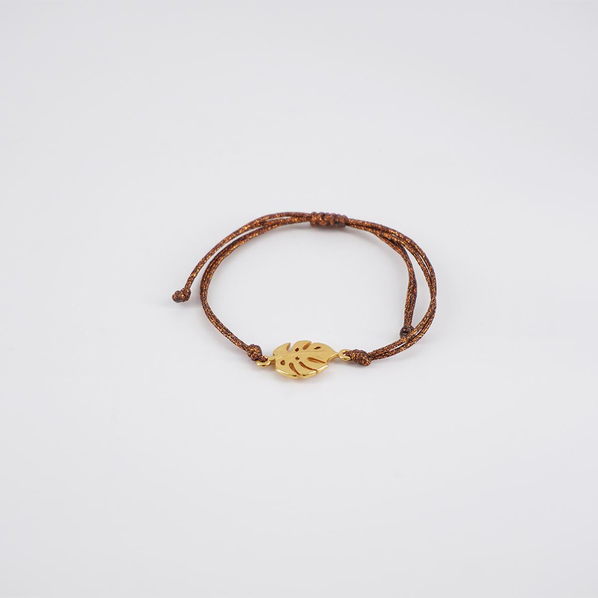 MONSTERA single-strand bracelet
