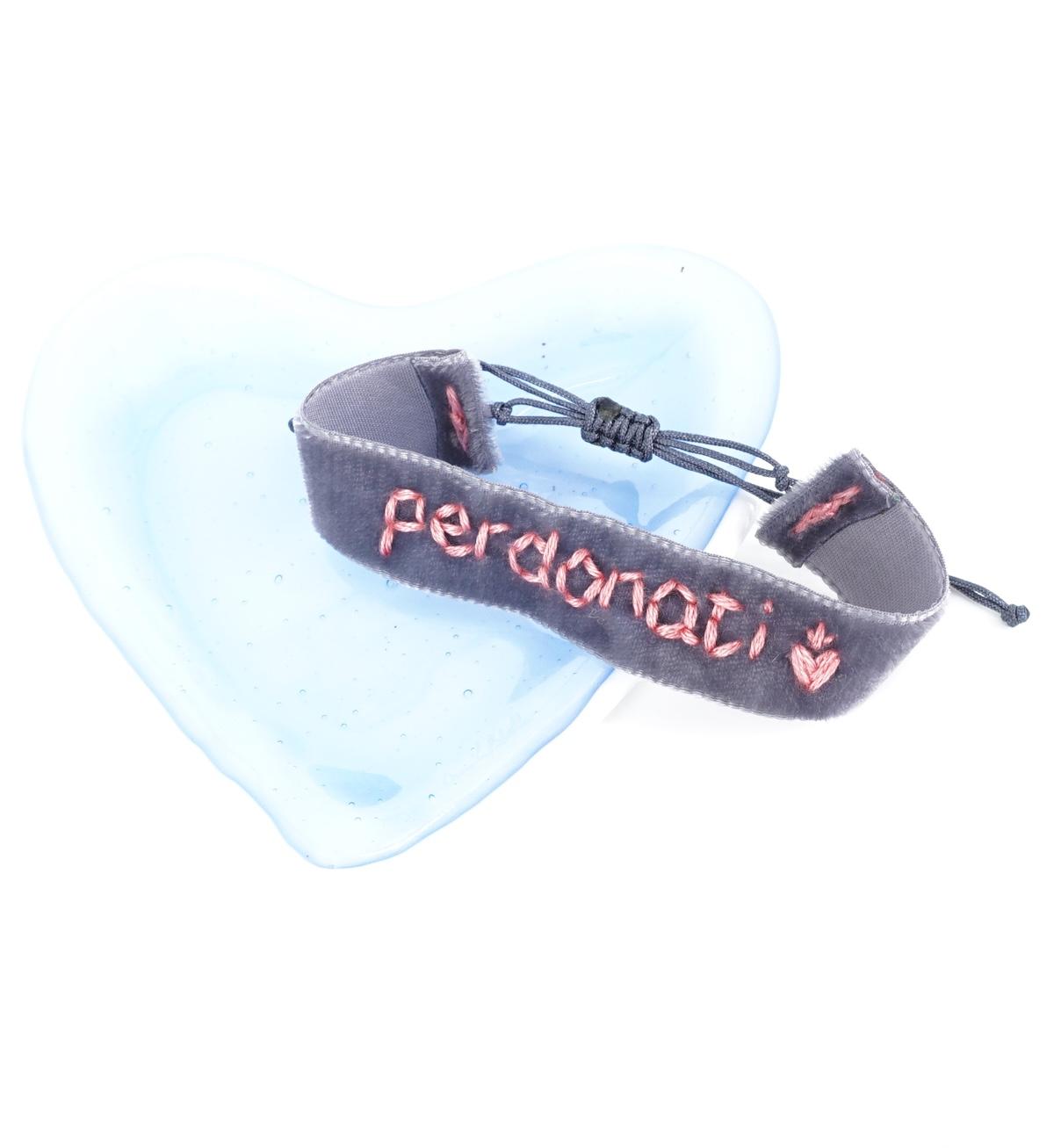 Bracciale in velluto PERDONATI BRACCIALE VELLUTO PERDONATI NOMADEA