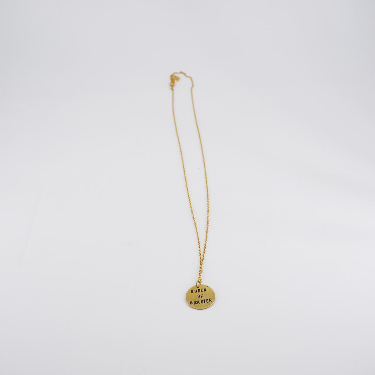 QUEEN OF DISASTER necklace chain