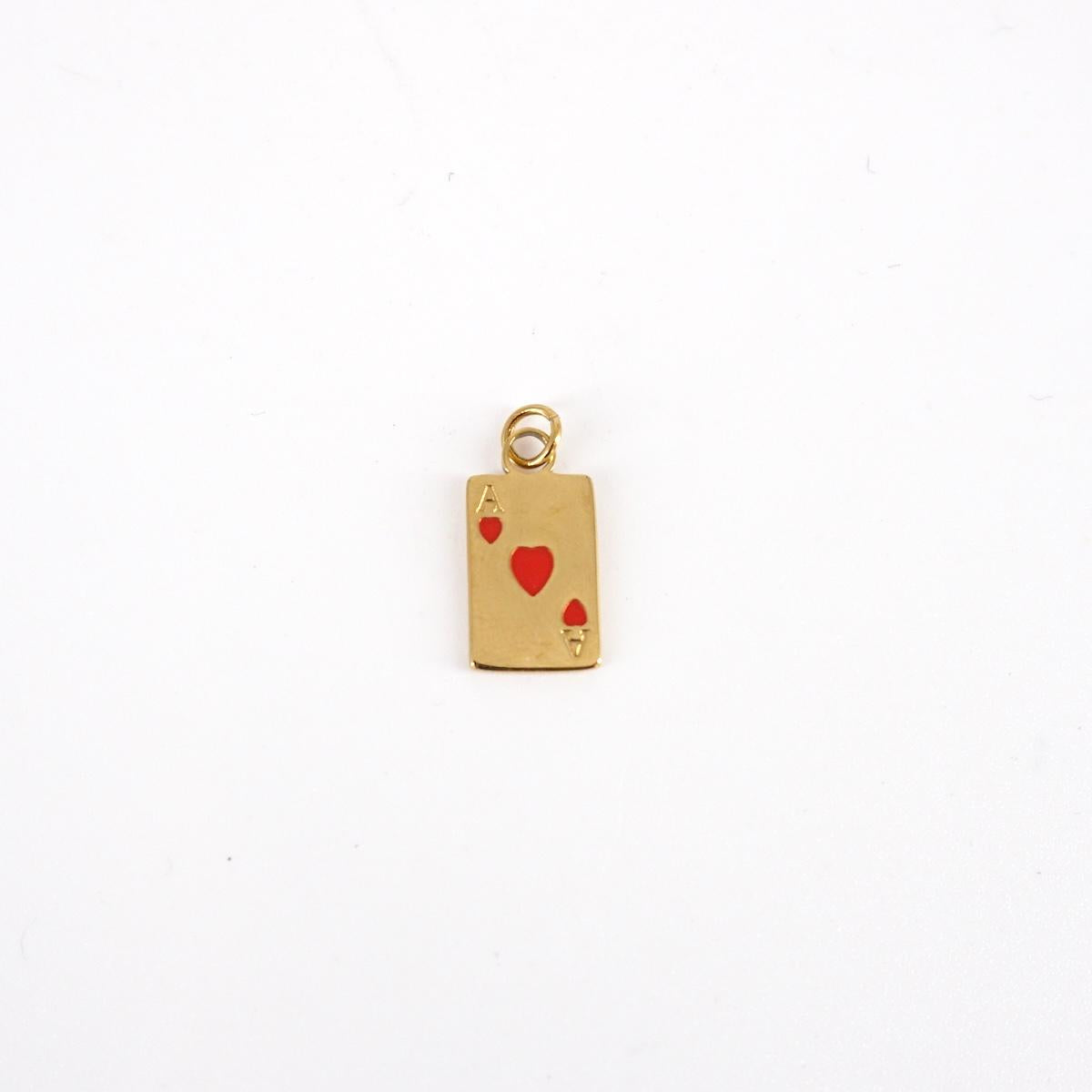 Charm carta xs ASSO CUORI