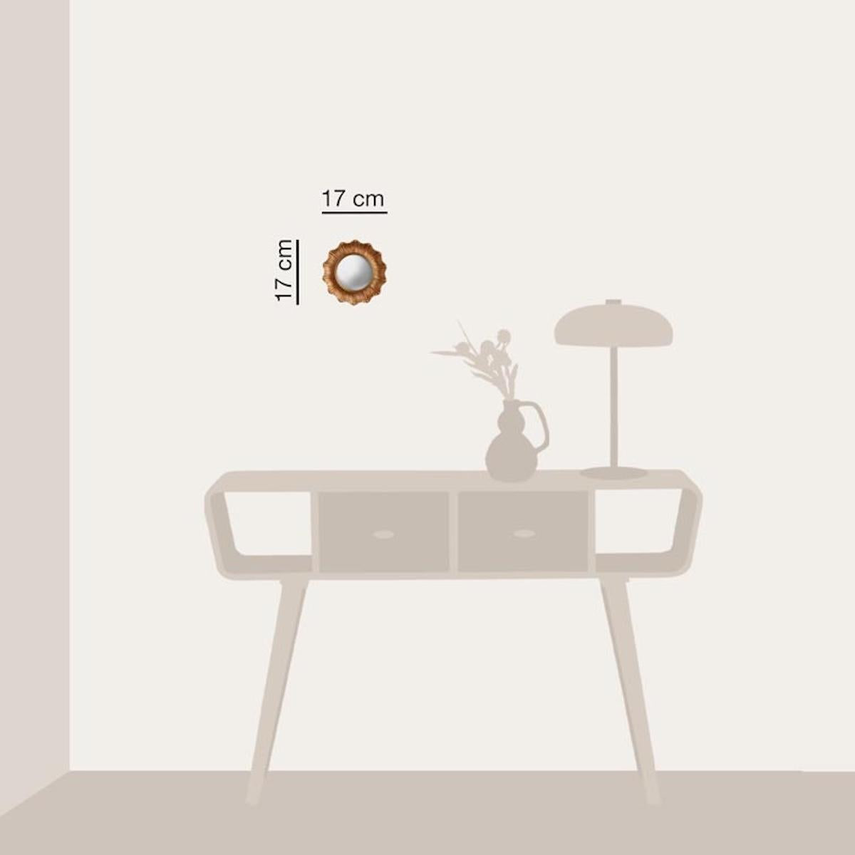 Specchio convesso SOLE DORATO SMALL SPECCHIO SOLE DORATO SMALL CHEHOMA