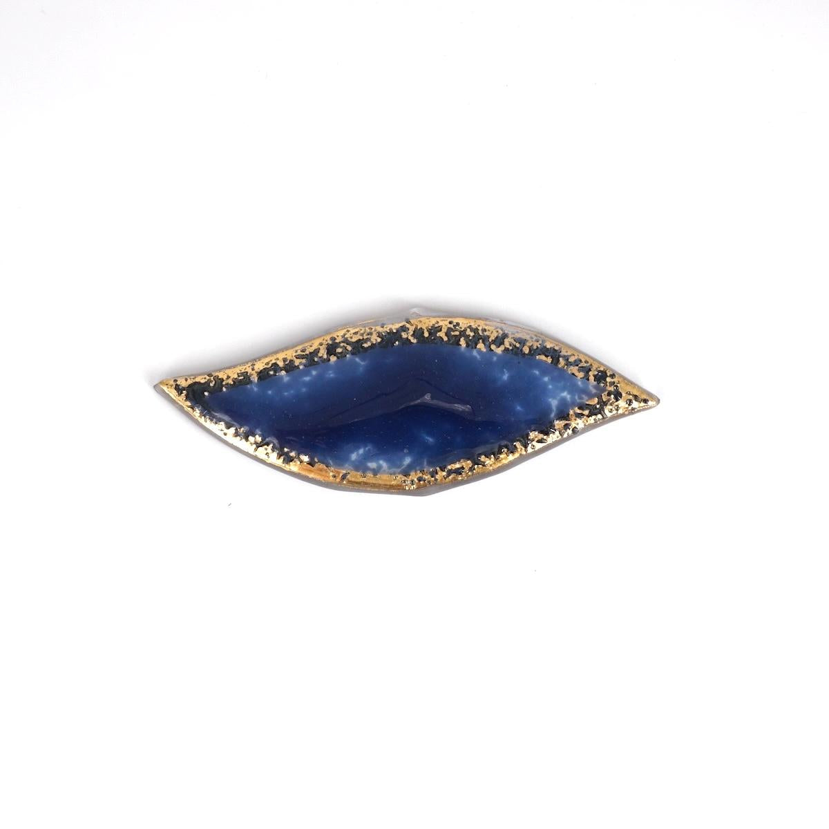 Poggiaposate FOGLIOLINA blu notte