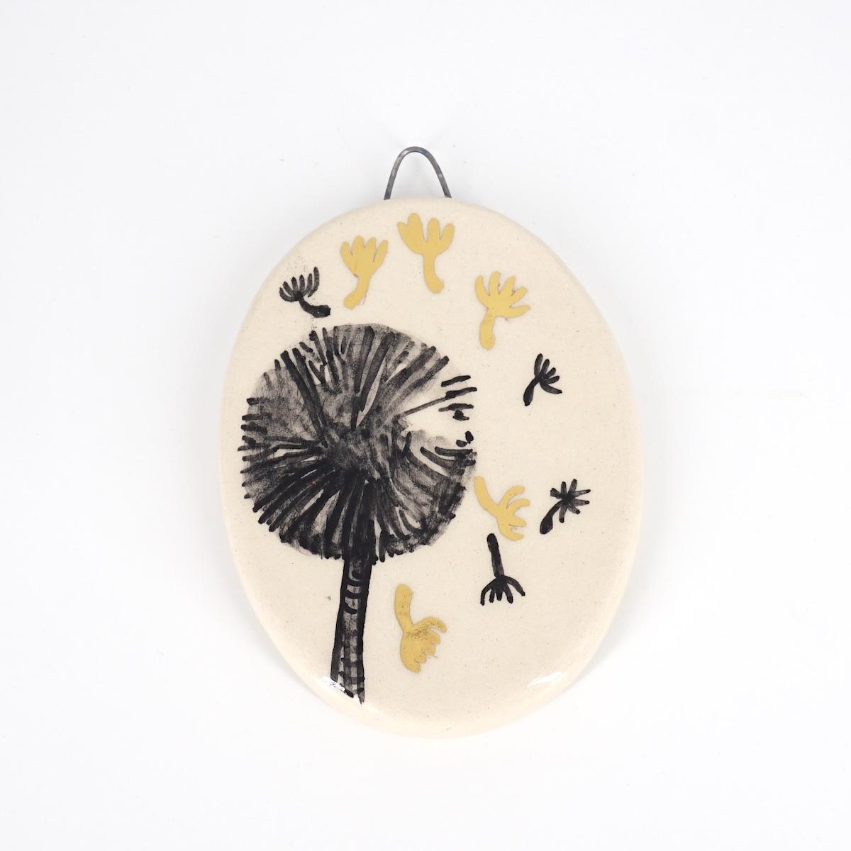 Ovalino SOFFIONE fondo bianco liscio