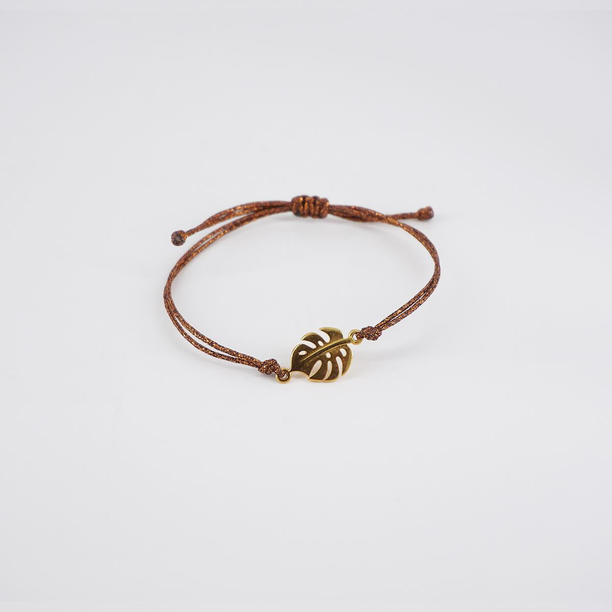MONSTERA single-strand bracelet