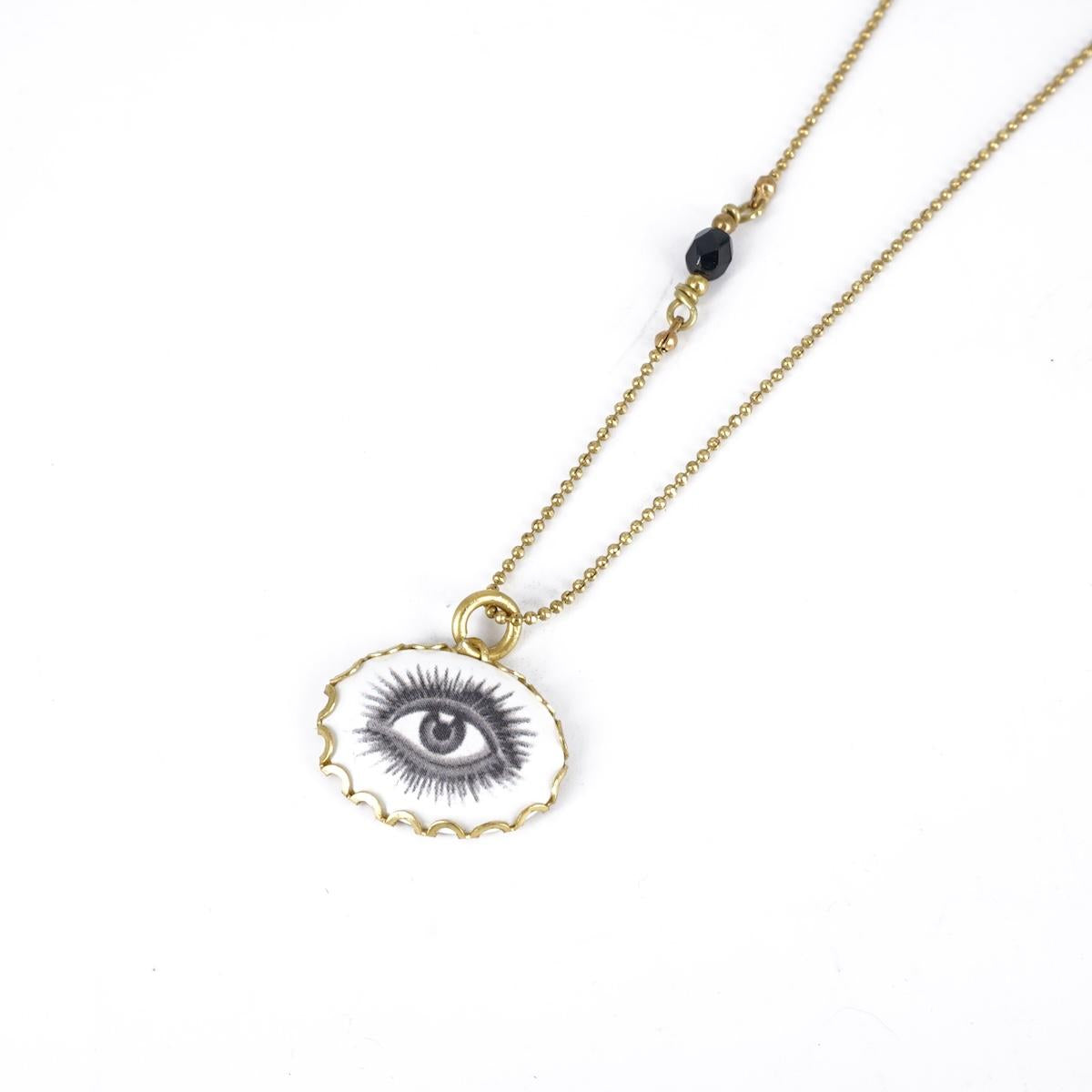 Collana OCCHIO con perlina