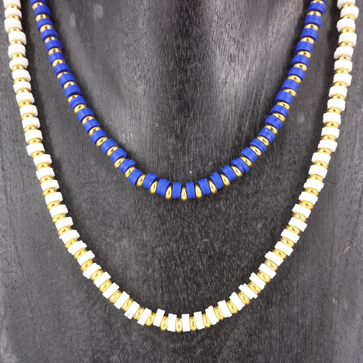 COLLANA TONDINI BLU