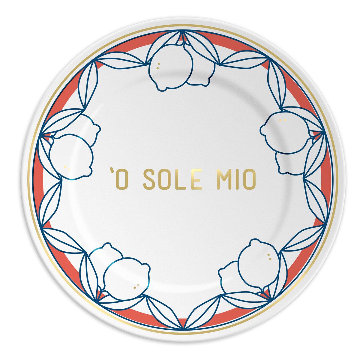 O' SOLE MIO saucer