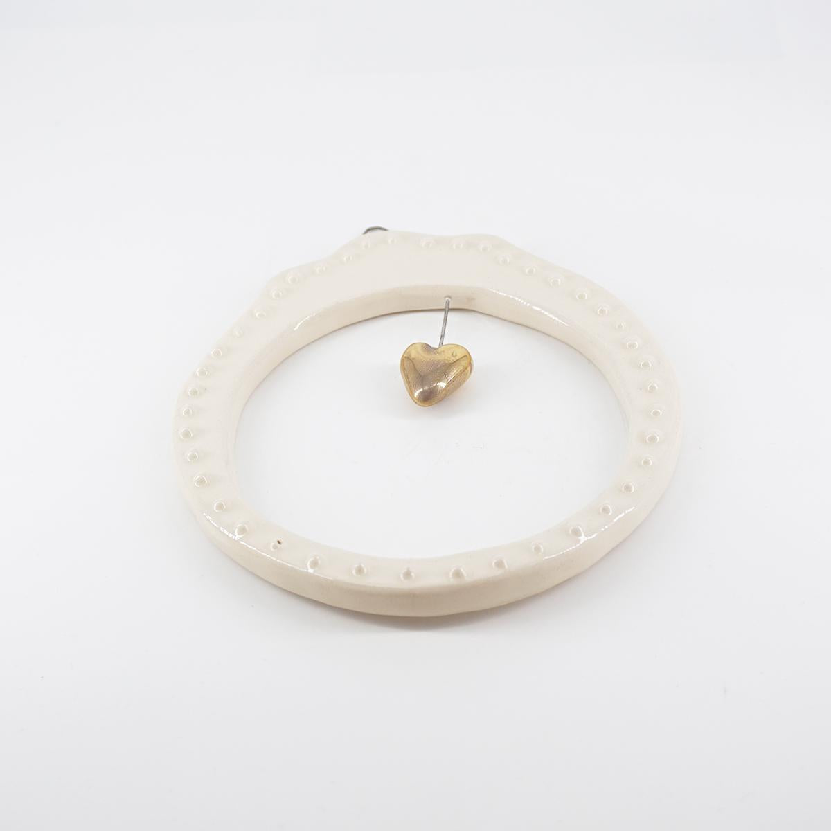 Cornice M tonda CUORE ORO