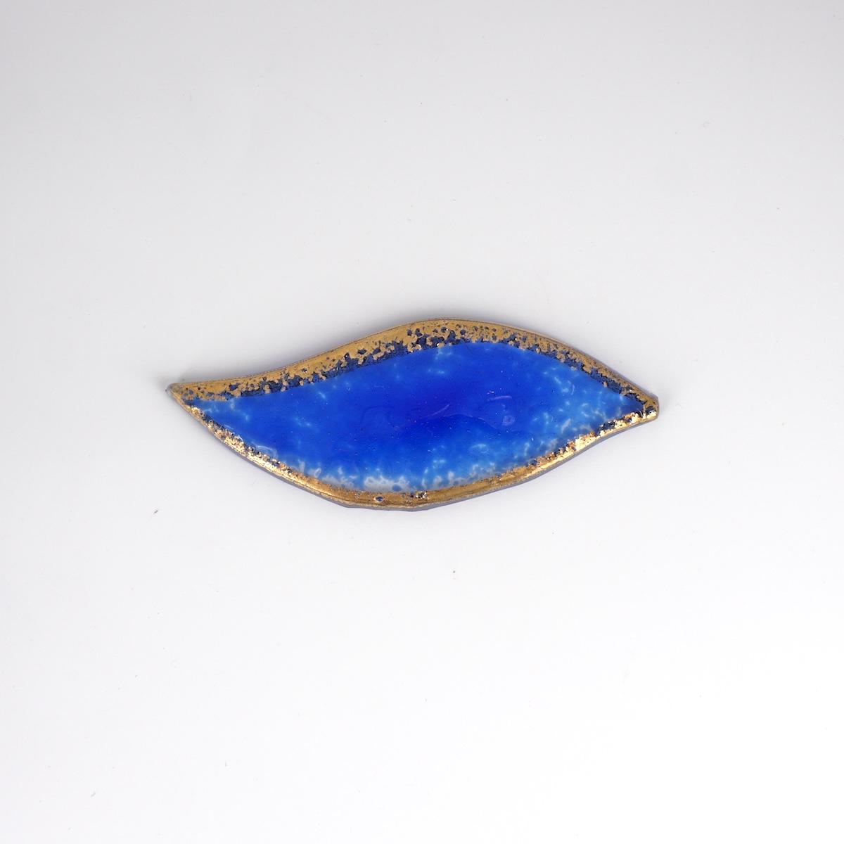 Poggiaposate FOGLIOLINA blu oltremare