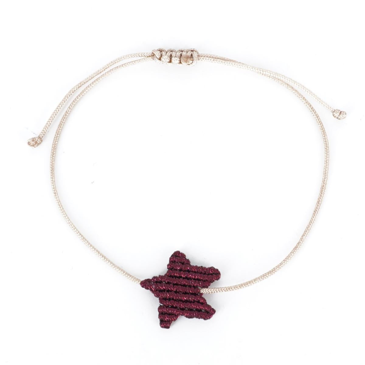 Braccialetto STELLA MINI prugna BRACCIALETTO MINI STELLA PRUGNA NOMADEA