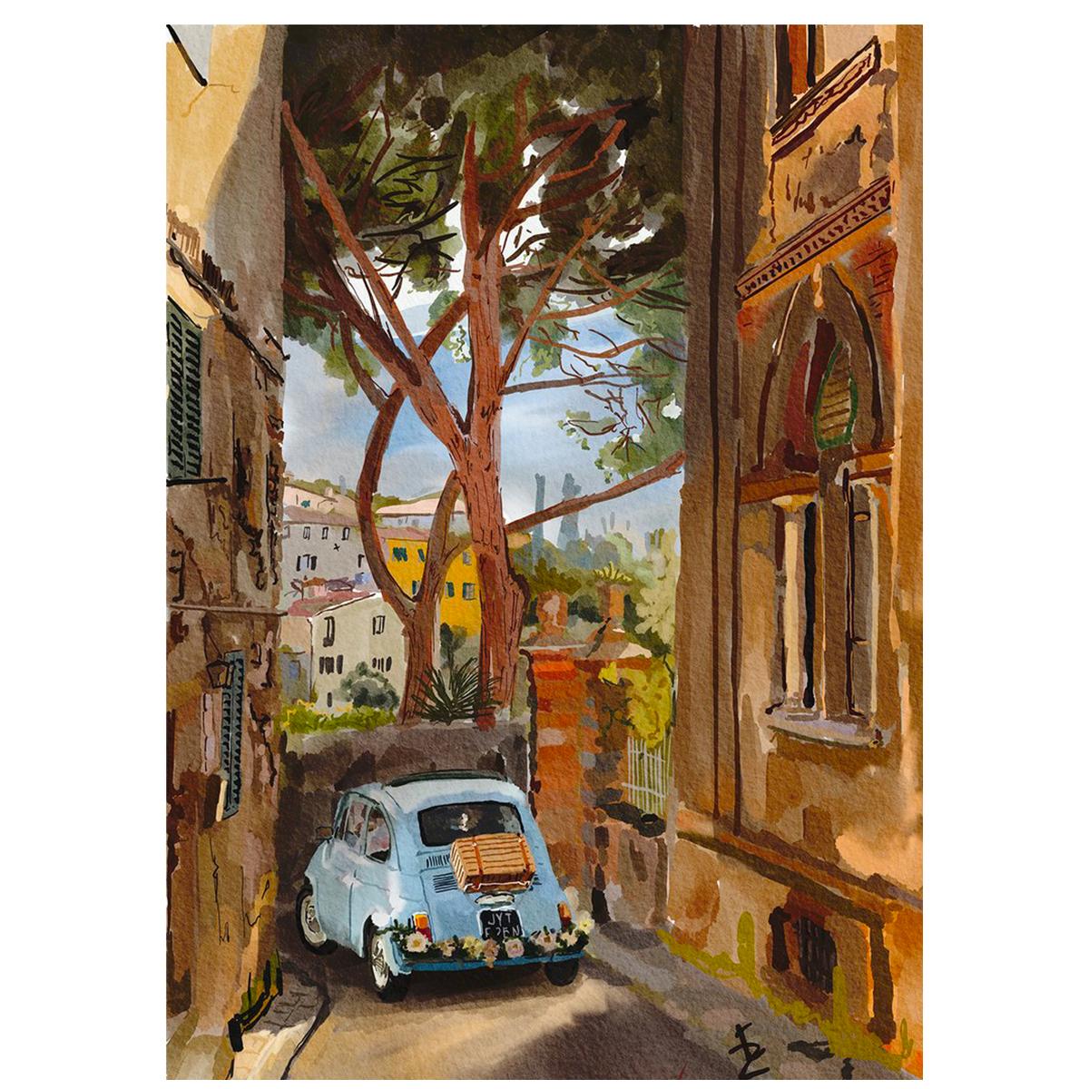 EKATERINA ZAGORSKA STAMPA DIGITALE 20X30SOMEWHERE IN TUSCANY (500)