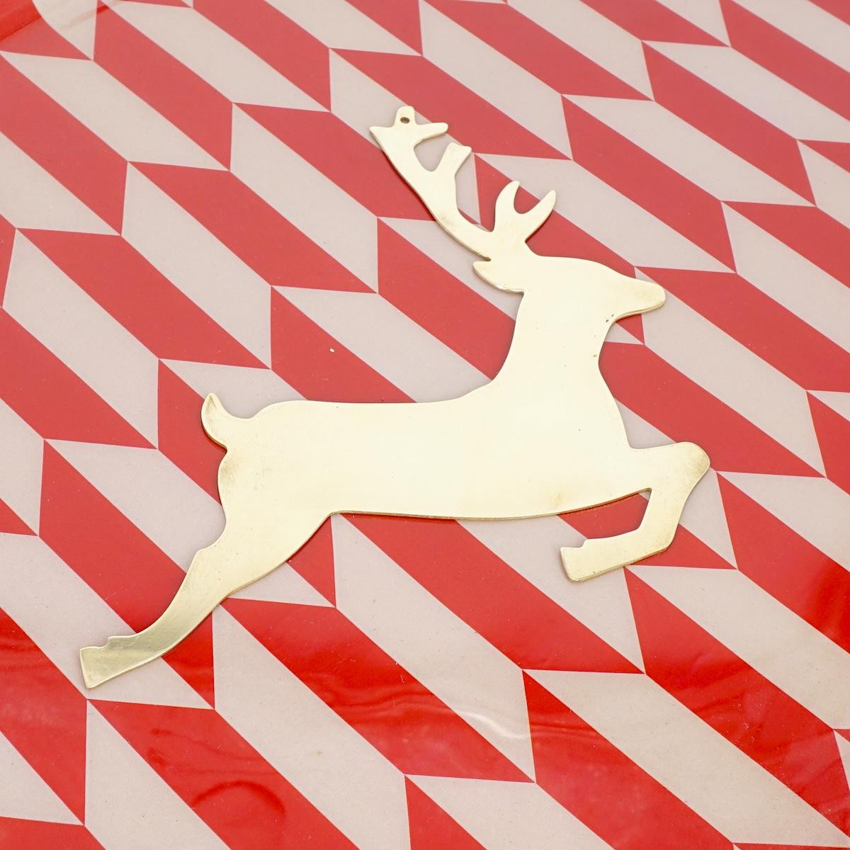 DECORAZIONE NATALIZIA RENNA NATALE - RENNA BERC