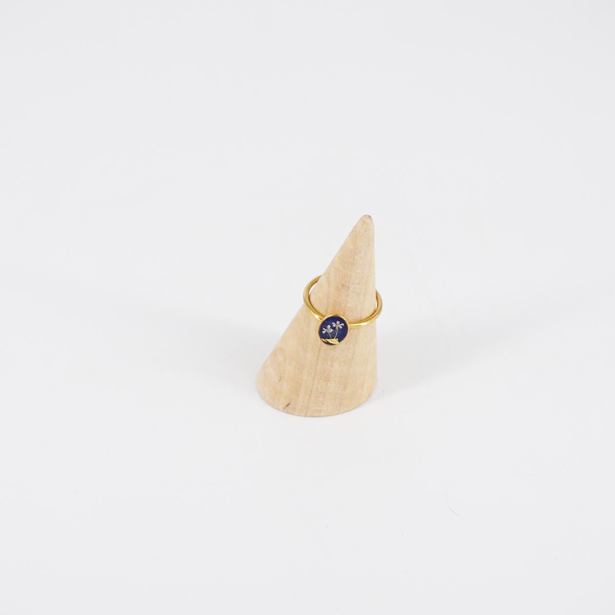 Anello basic ovale Blu ANELLO BASIC OVALE BLU ANNA FADDA