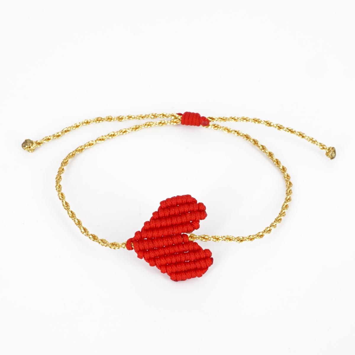 Bracciale CUORE rosso BRACCIALE CUORE ROSSO NOMADEA