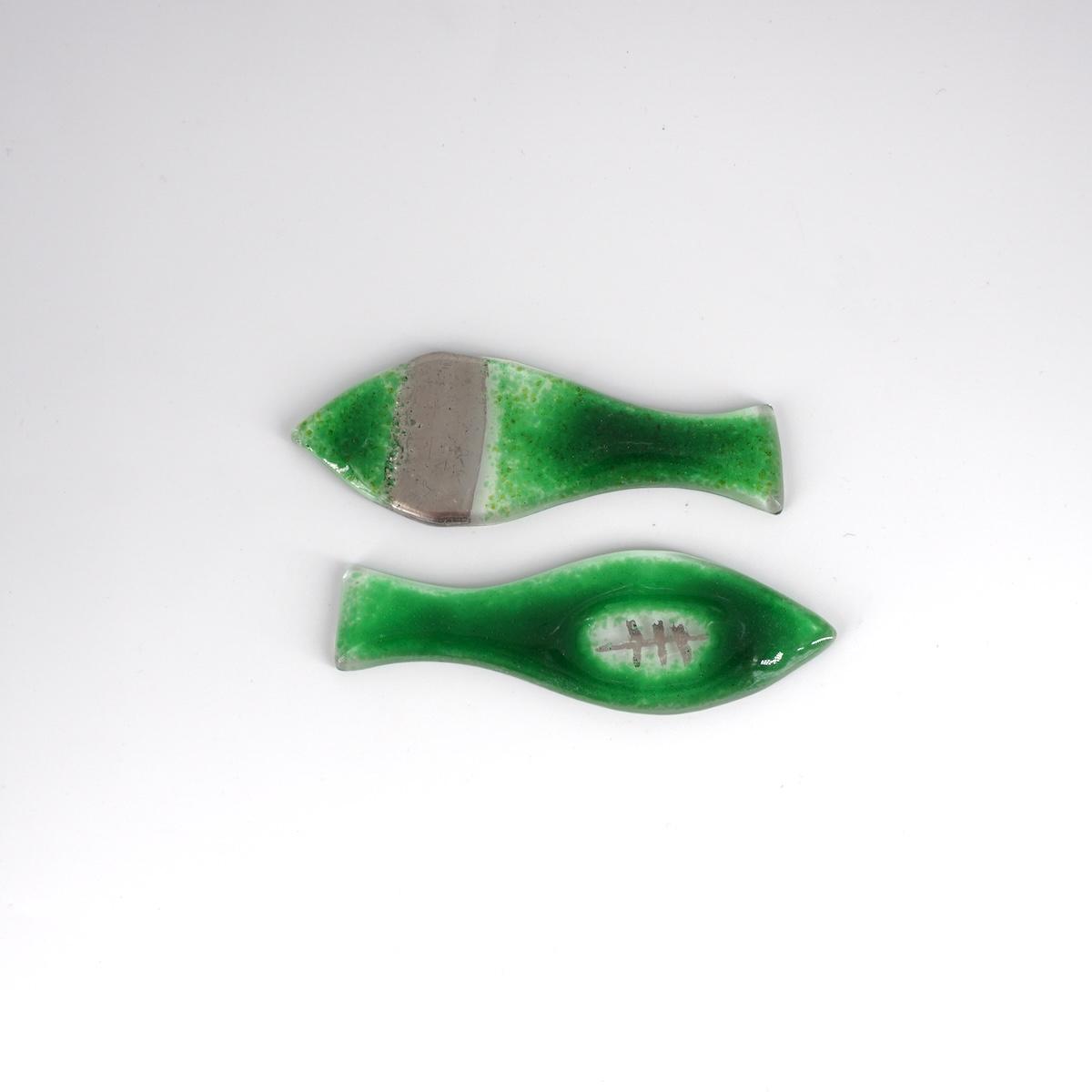 Poggiaposate PESCIOLINO verde