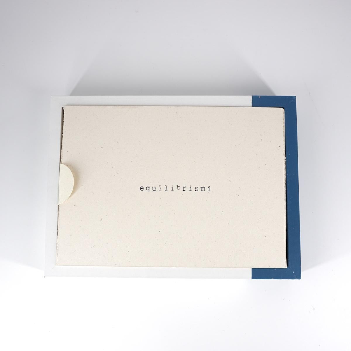 Equilibrismo bianco ballerina BLU