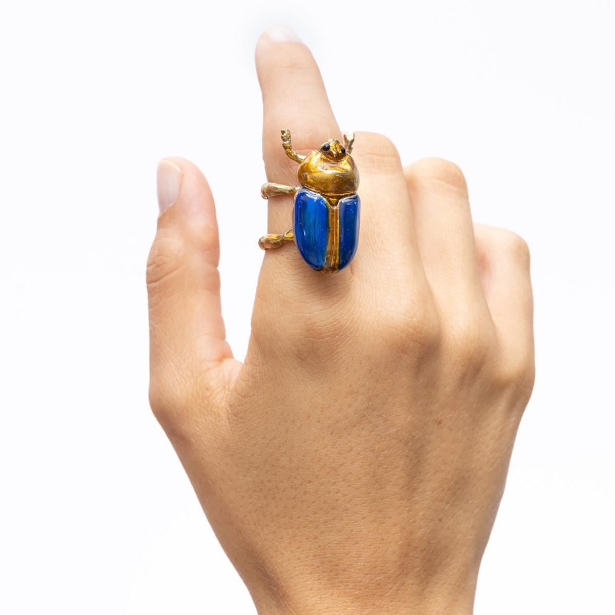 Anello SCARABEO BLUETTE femmina large ANELLO SCARABEO BLUETTE F LARGE OFFICINE904