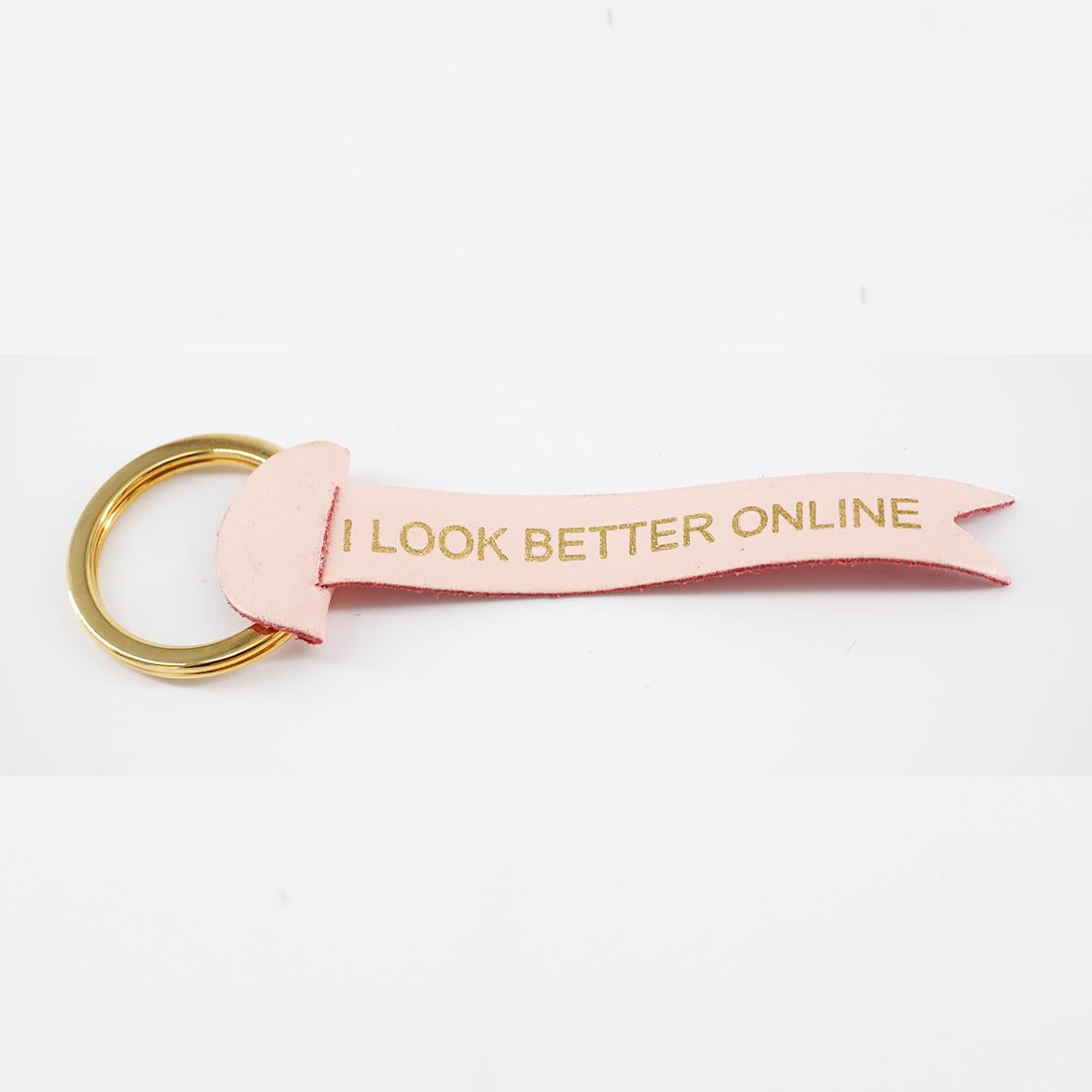 Portachiavi I LOOK BETTER ONLINE rosa