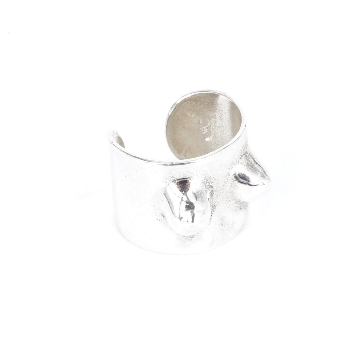 Anello seno FASCIA ARGENTO ANELLO TETTINE LARGE ARGENTO BERC SOPHIE