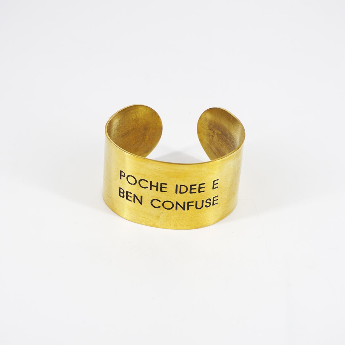 Bracciale fascia alta POCHE IDEE E BEN CONFUSE