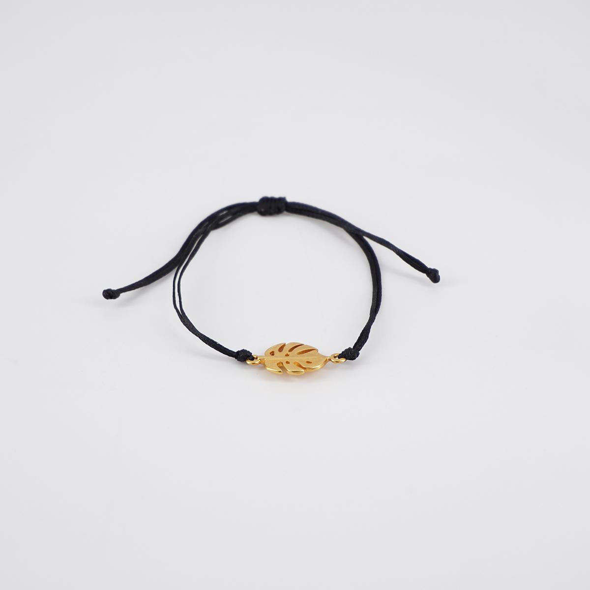 MONSTERA single-strand bracelet