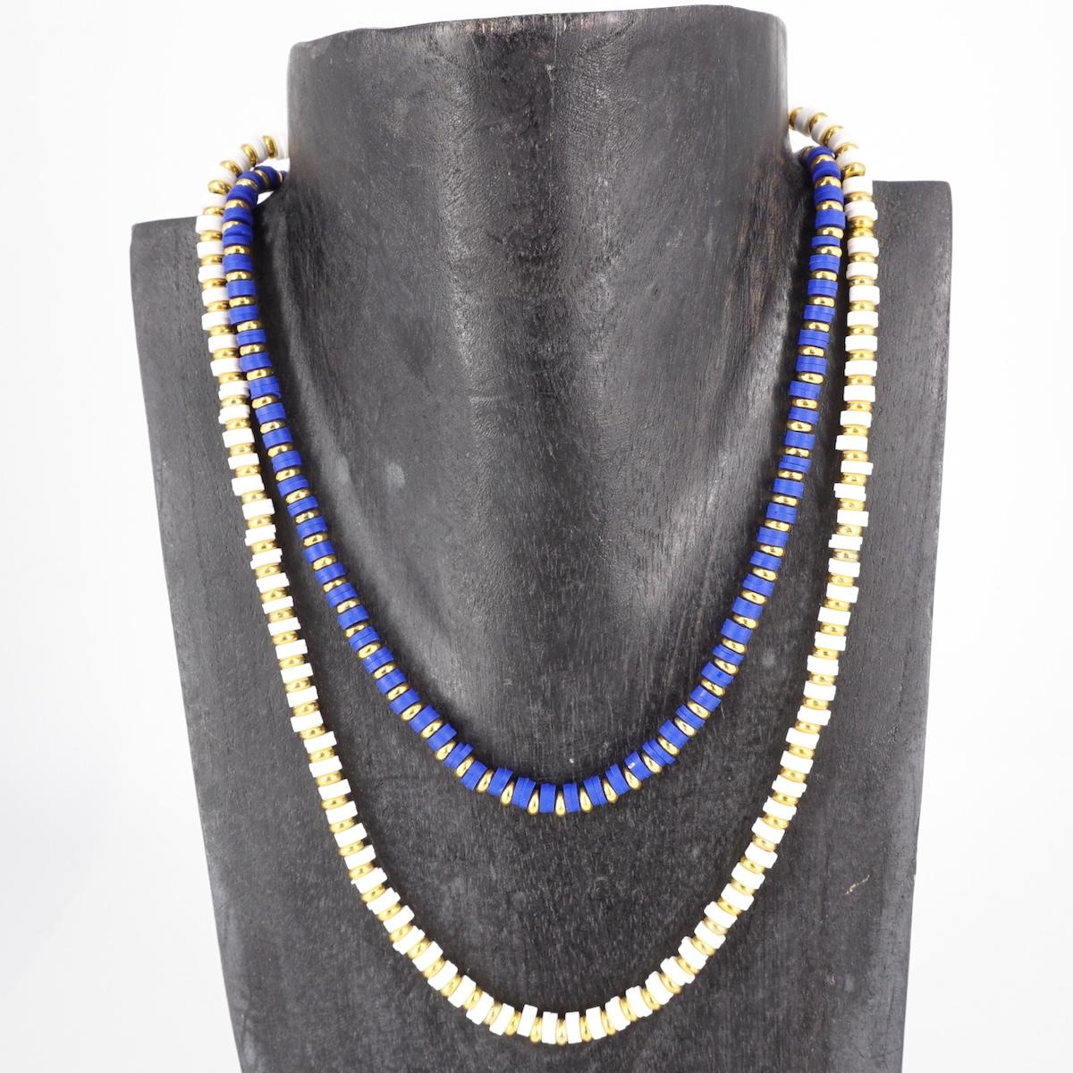 COLLANA TONDINI BLU