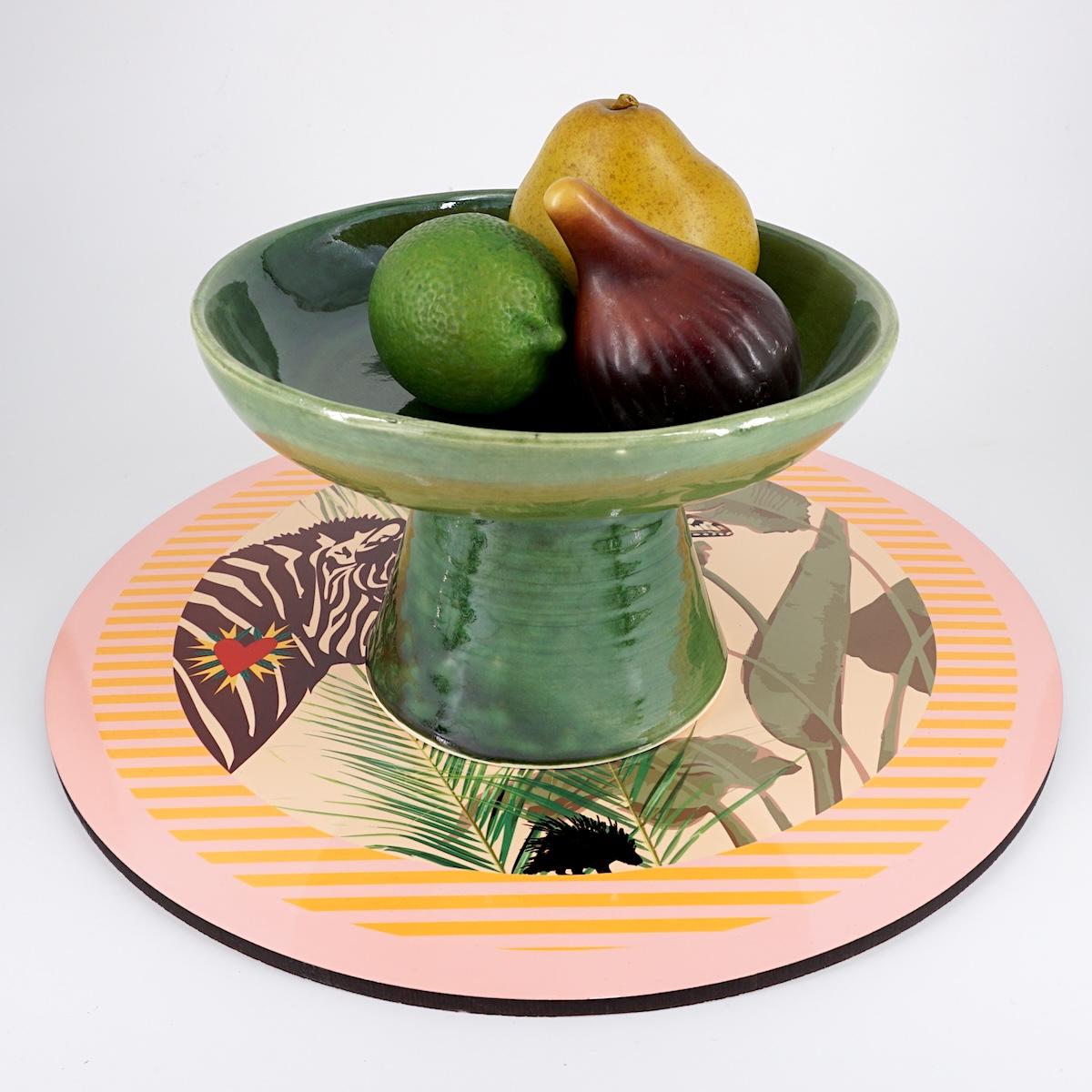 ALZATINA VERDE IN CERAMICA
