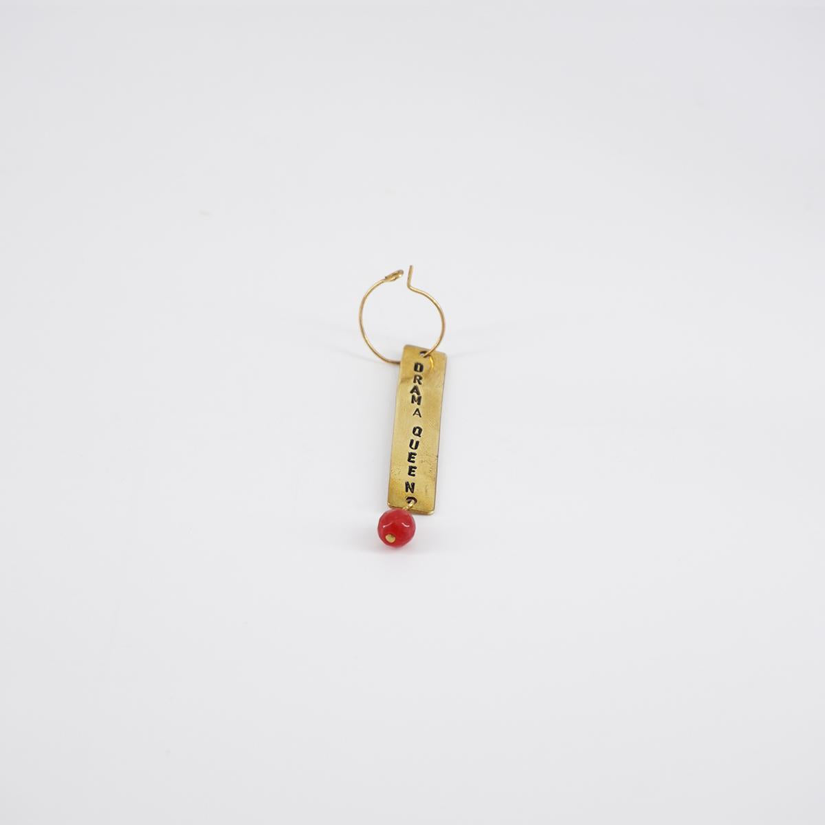 Orecchino DRAMA QUEEN + perlina