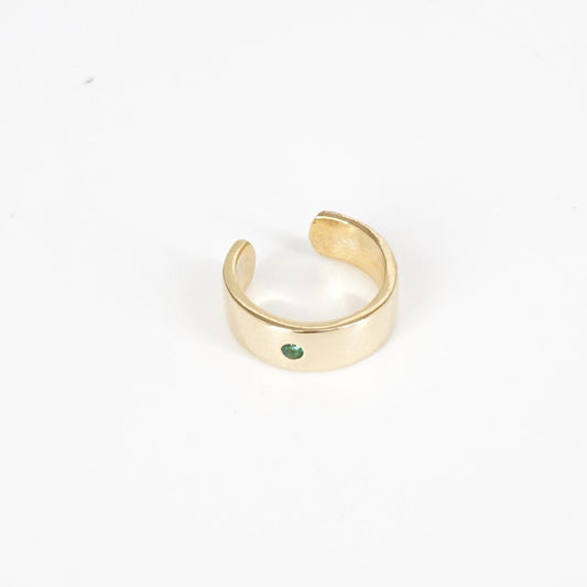 Earcuff pietra verde