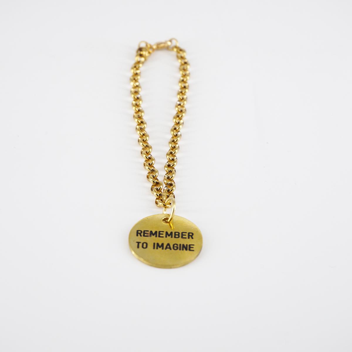 BERC SOPHIE BRACCIALE MEDAGLIETTAREMEMBER TO IMAGINE