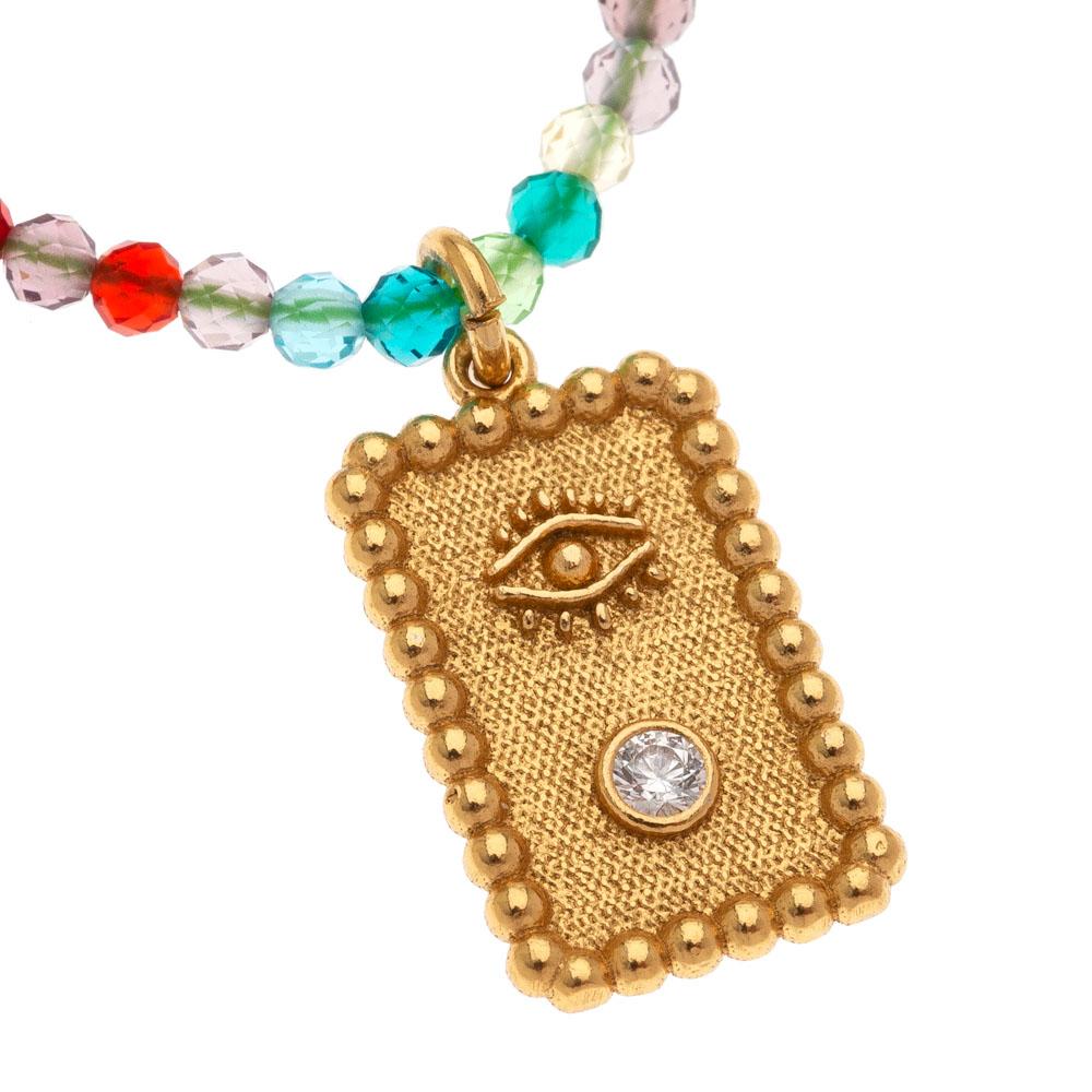 Collana PERLINE CARTA OCCHIO