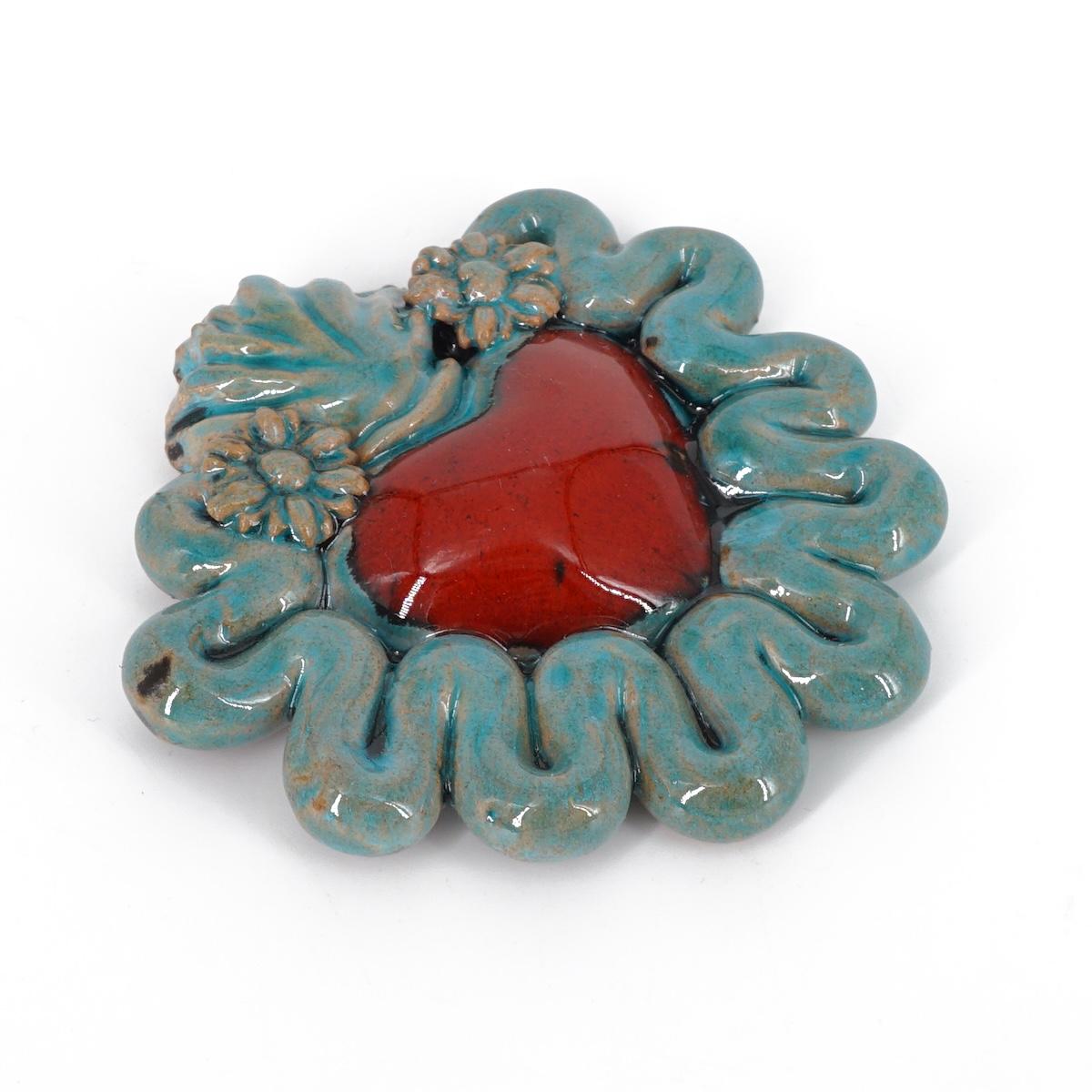 Ex voto mini tubo verde acqua/rosso EXVOTO MINI TUBO VERDE ACQUA/ROSSO FRATANTONI