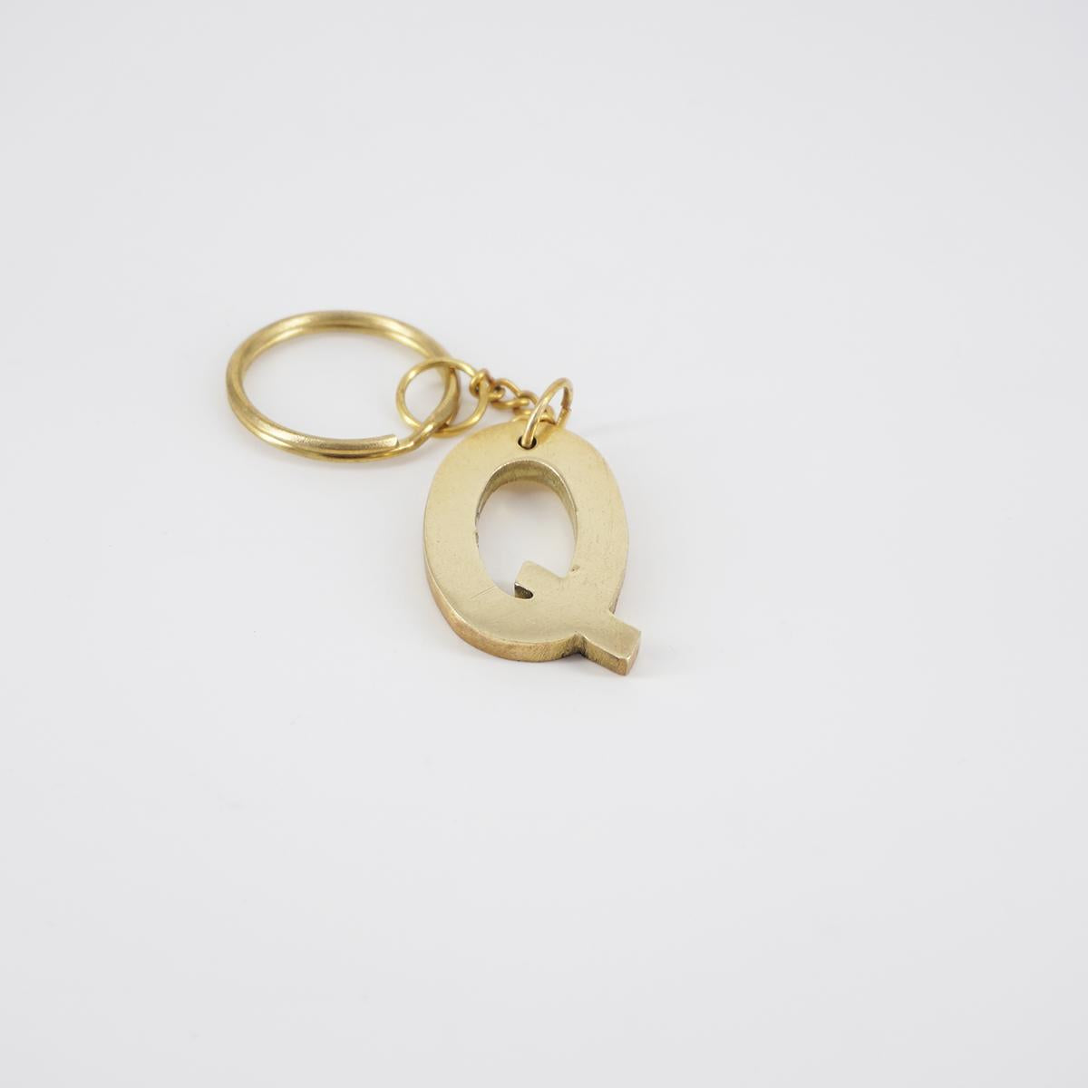 Letter Q Keychain