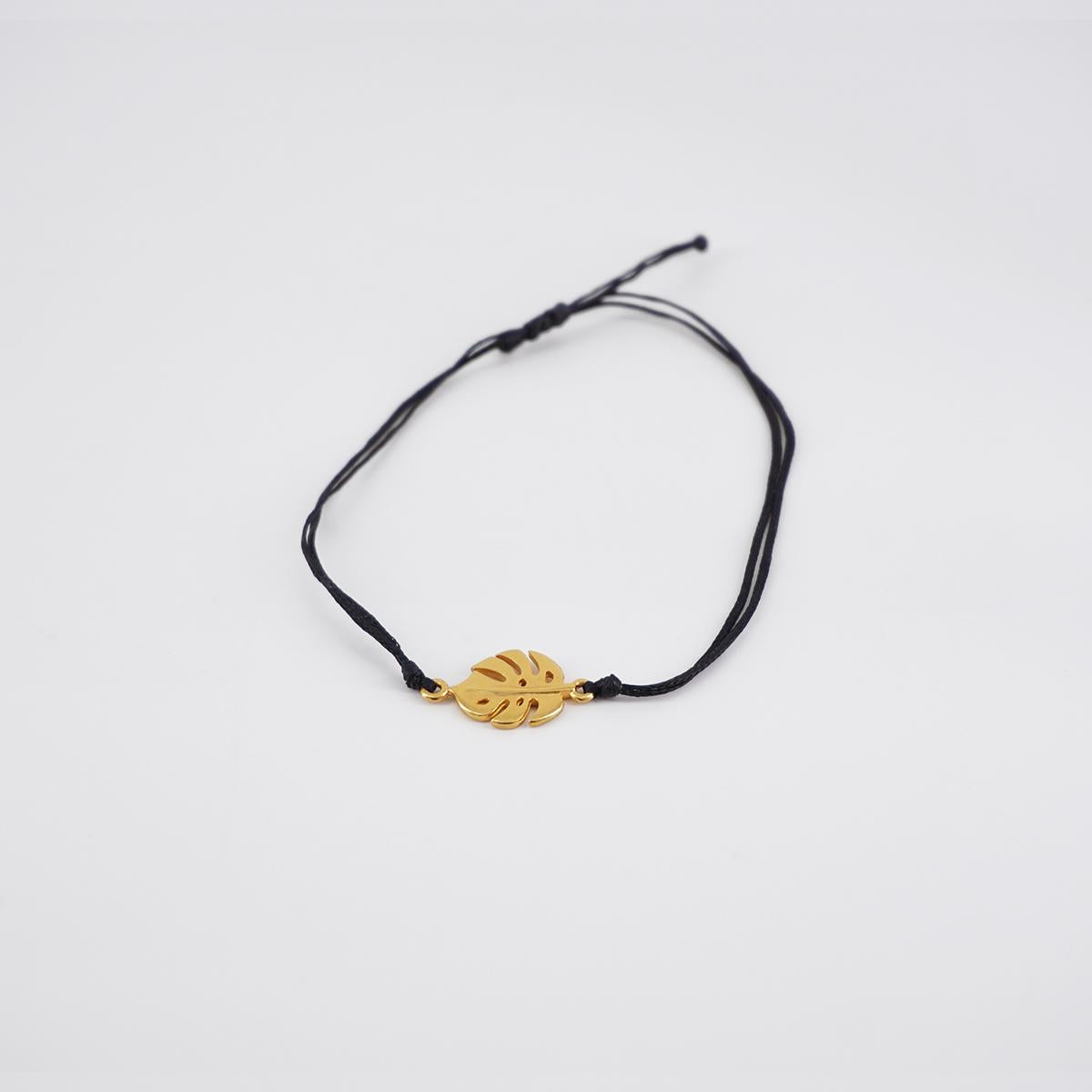 MONSTERA single-strand bracelet