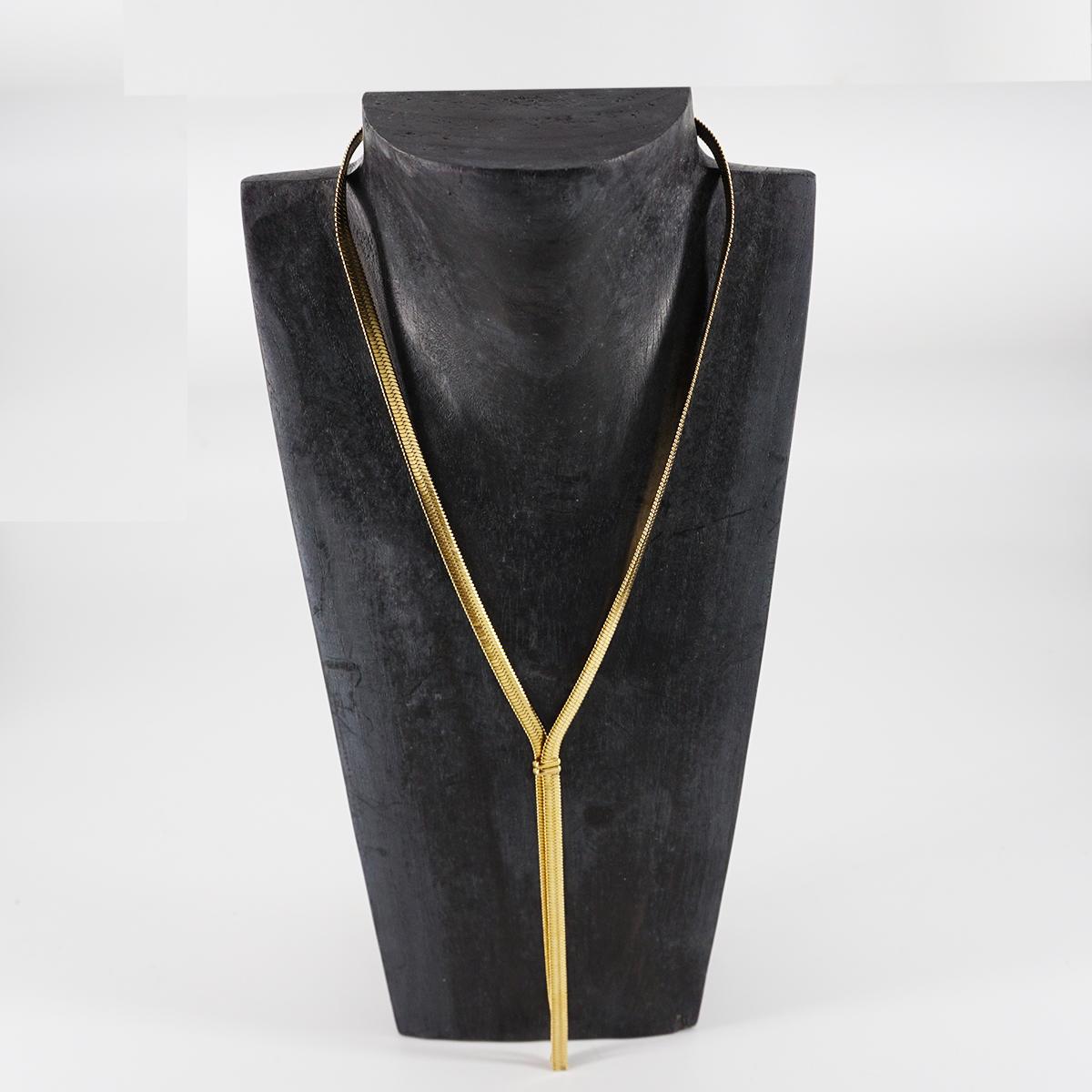 Collana snake nodo pendente