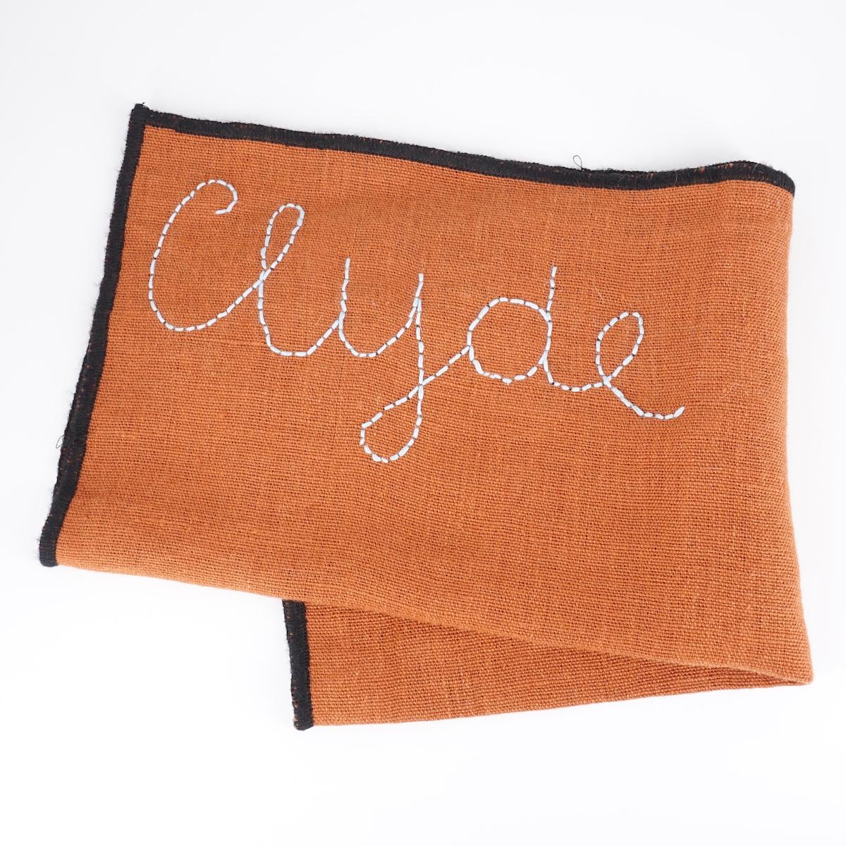 Tovaglietta ricamata CLYDE brick