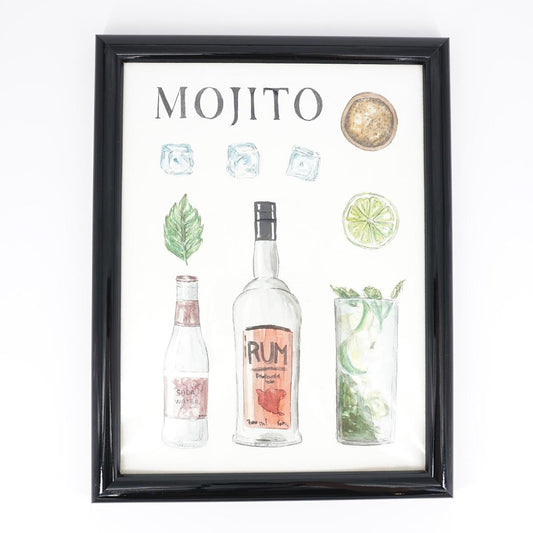 MOJITO originale con cornice MOJITO  CATERINA BERTA