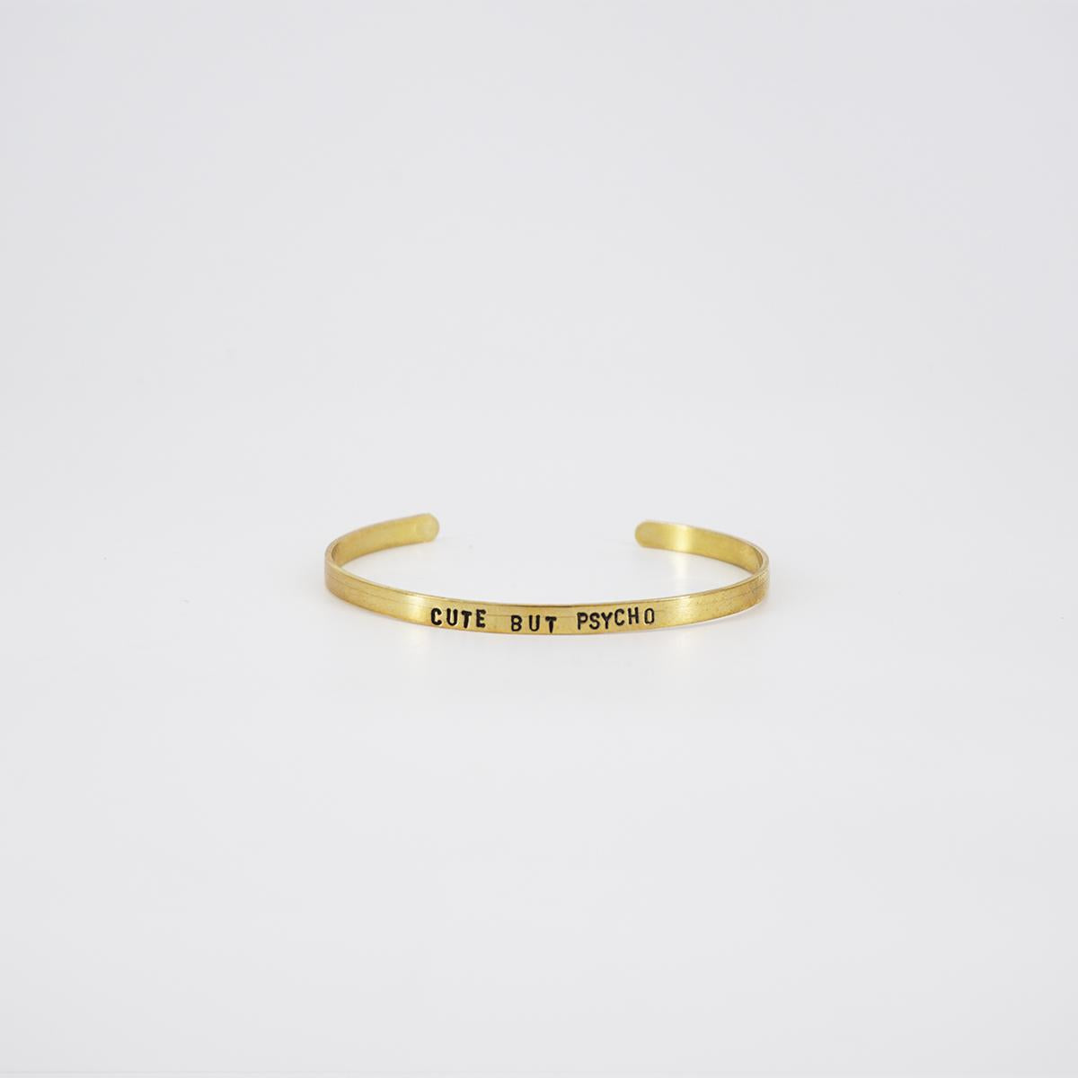 bracciale sottile cute but psycho