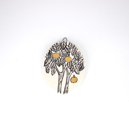 Ovalino MELO fondo bianco liscio