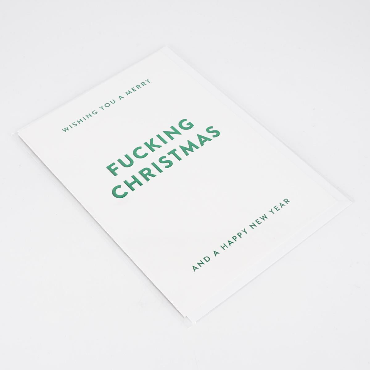 Card FUCKING CHRISTMAS CARD FUCKING CHRISTMAS BLUEQ