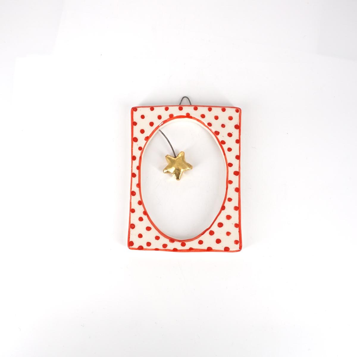ROSSO RAMINA CORNICE S RETT.STELLA ORO POIS ROSSO