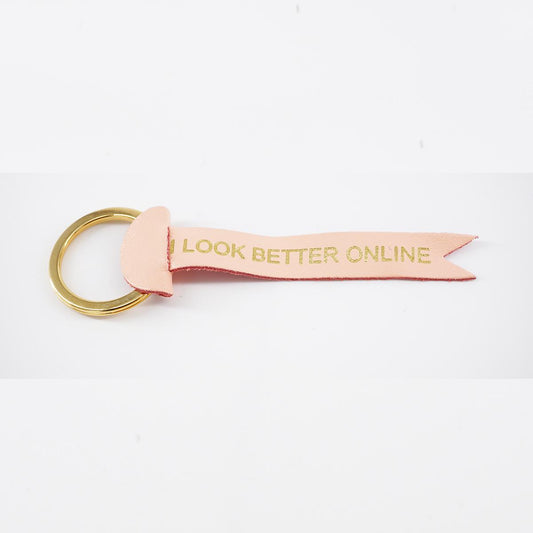 Portachiavi I LOOK BETTER ONLINE rosa
