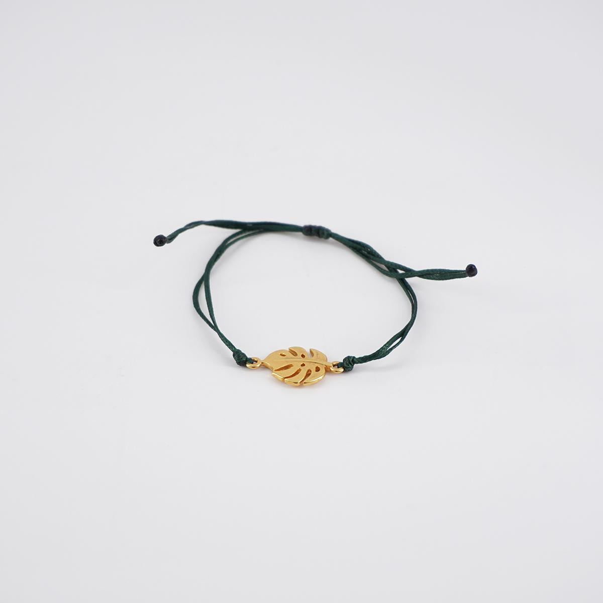 MONSTERA single-strand bracelet
