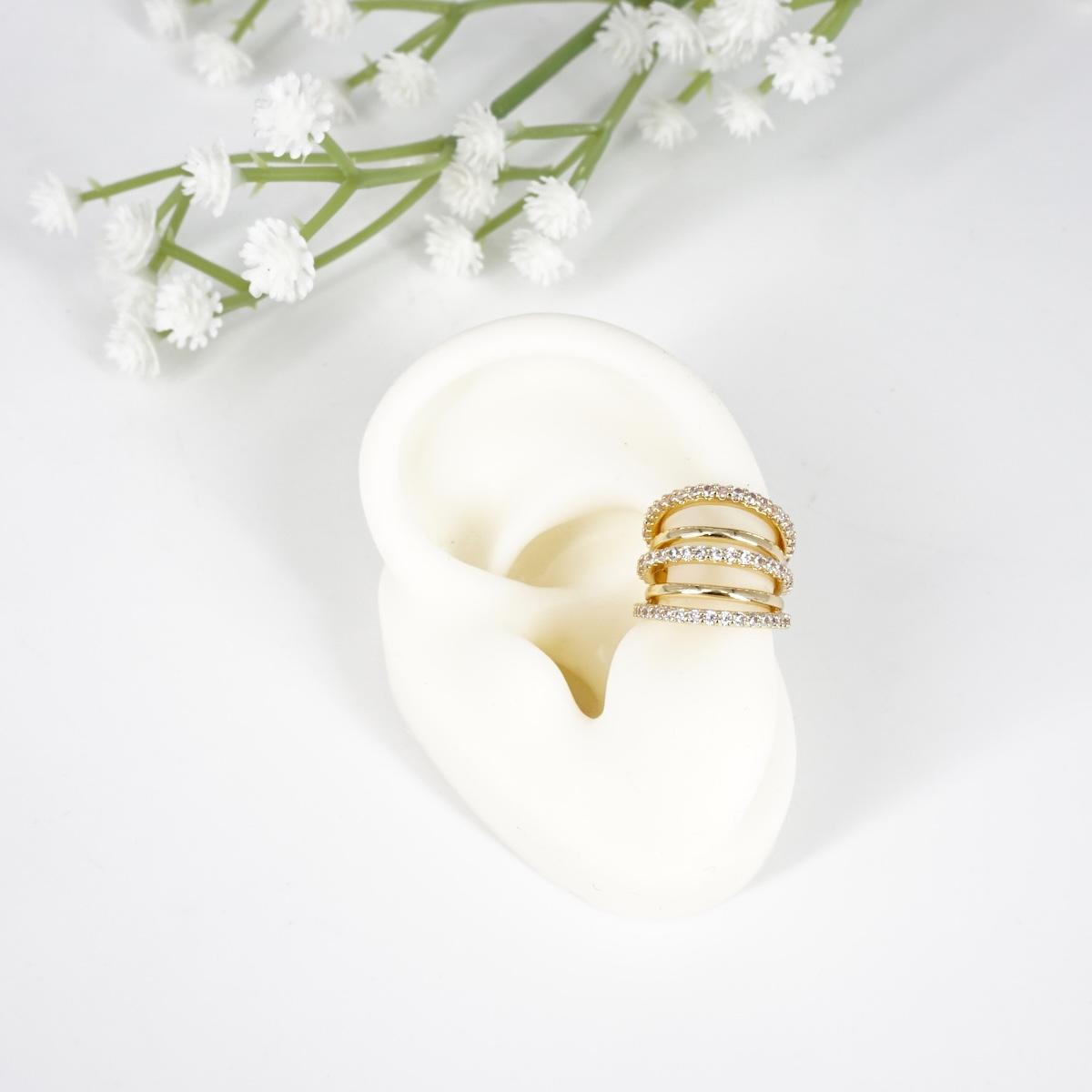 EARCUFF STRASS TRIPLO CERCHIETTI EARCUFF STRASS TRIPLO CERCHIETTI SOPHIE GIOIELLI