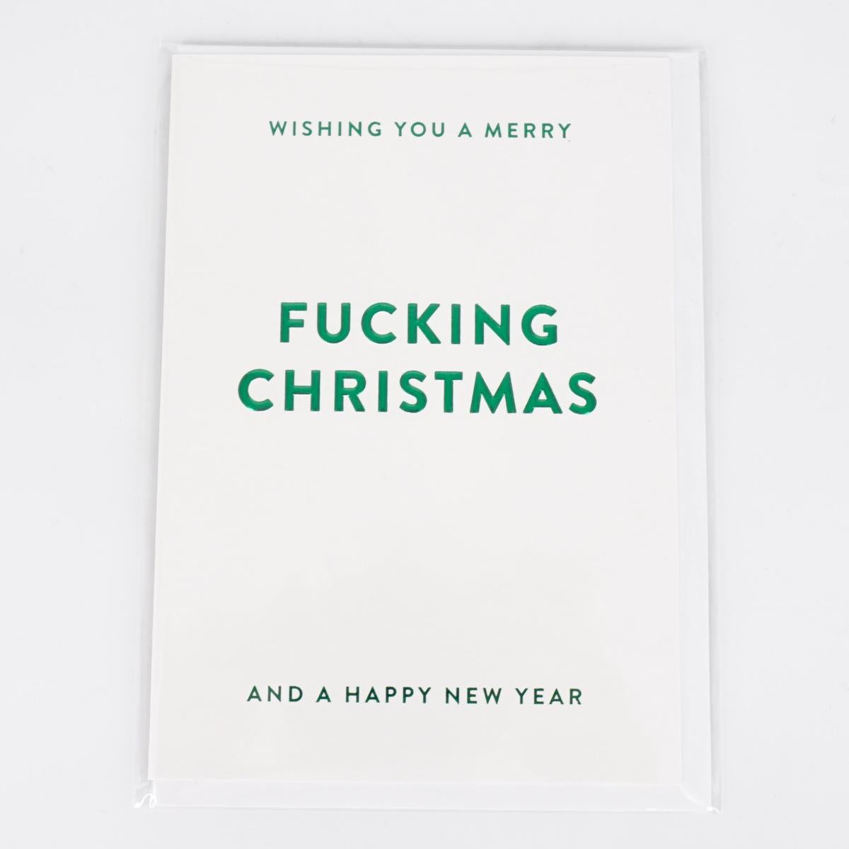 Card FUCKING CHRISTMAS CARD FUCKING CHRISTMAS BLUEQ