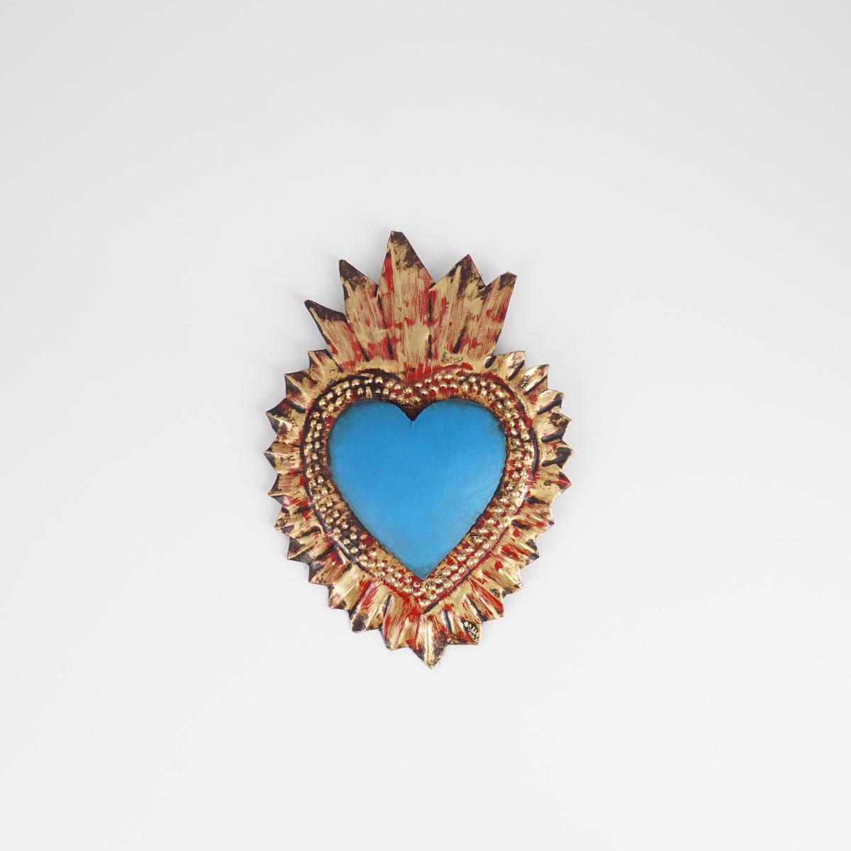 Cuore latta SMALL AZZURRO CUORE LATTA SMALL AZZURRO ARTE FASHION MEXICO